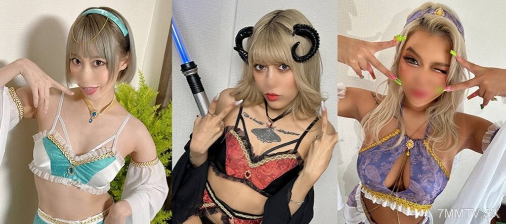 FC2-PPV-4786281 [Different World Mouth Exchange] Reiki, Demon King, and Dancer Coser Three-person Body in Home Beat, Intense Mouth, Big Breasts, Beaut